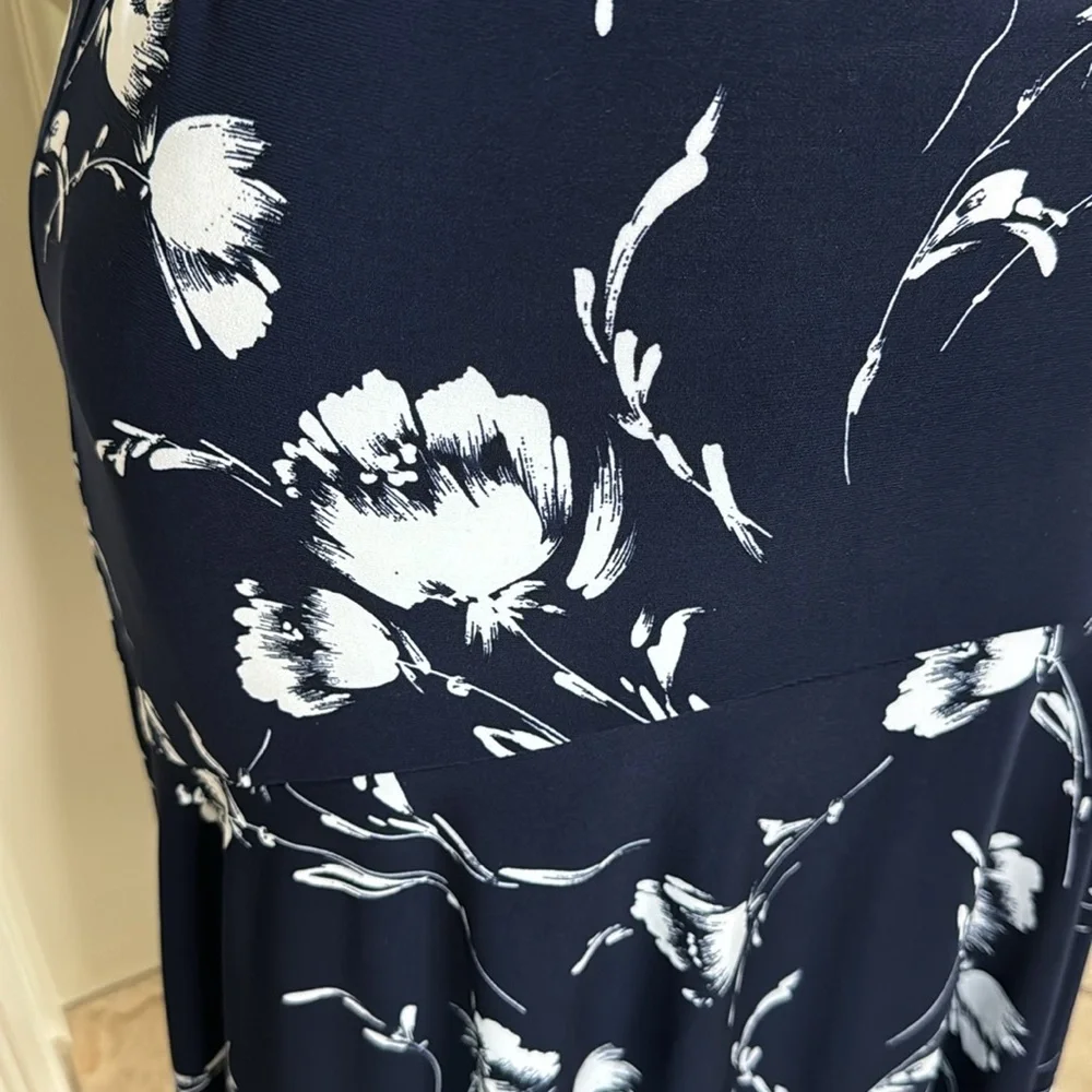 Chaps navy skirt XL - Picture 2 of 4